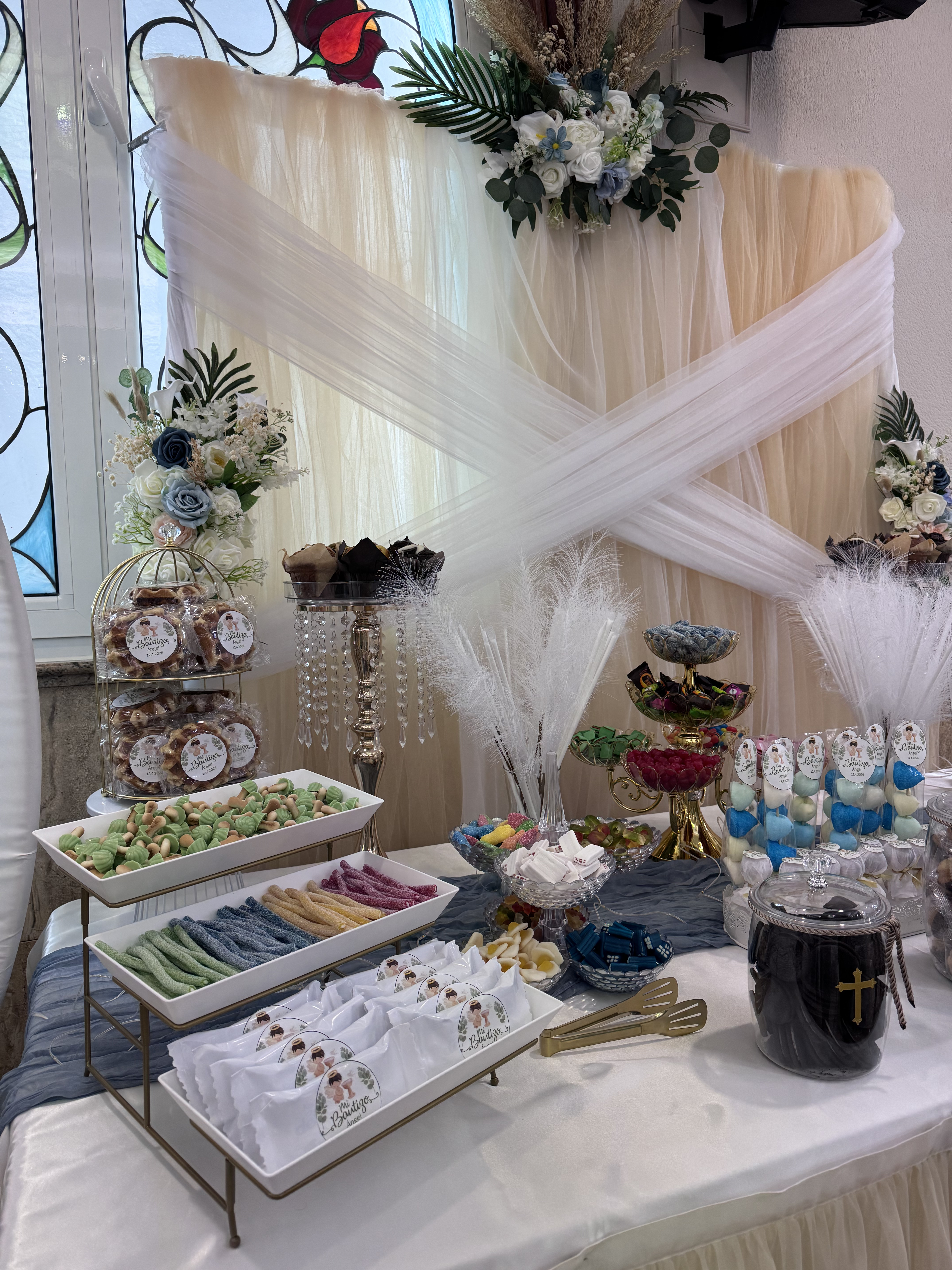 Mesa boda romántica